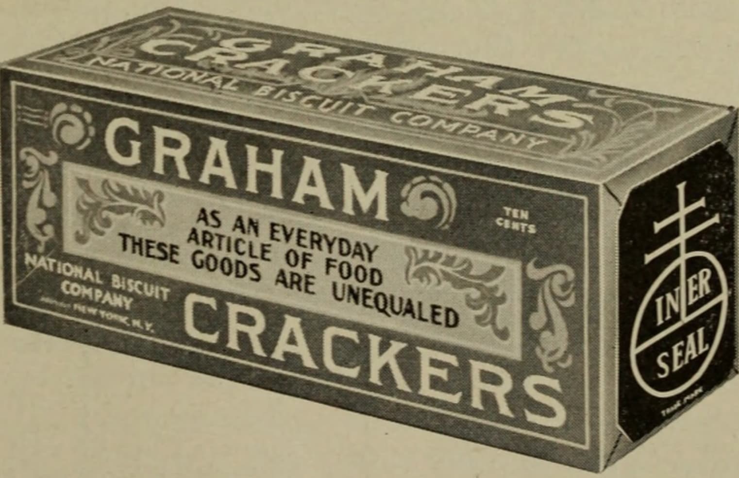 graham cracker history - Ho Injer Seal Erra Ha National Biscuit Company Grahamo As An Everyday Article Of Food These Goods Are Unequaled National Biscuit Company New York, Ny. Ten Cents Crackers Trank More